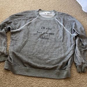 Gray wild fox sweatshirt size S